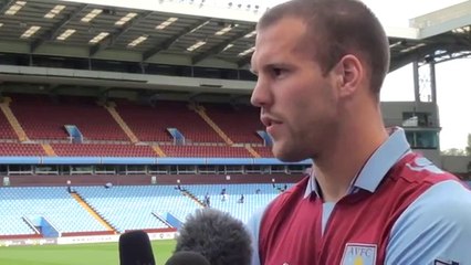 Aston Villa Latest Signing Ron Vlaar Interview /Football