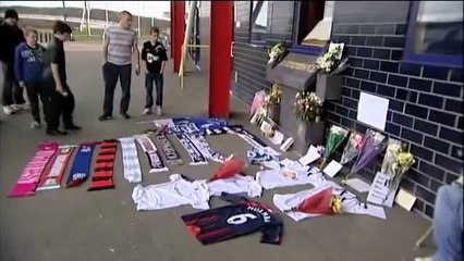 Muamba messages left at Reebok by fans