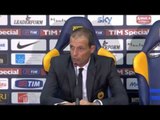 Milan, Allegri: 'Abbiamo giocato male, il Verona ha meritato'