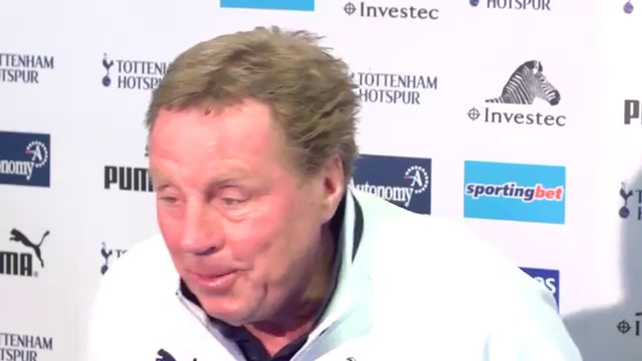 Stevenage v Tottenham - Harry Redknapp full press conference | FA Cup 2012