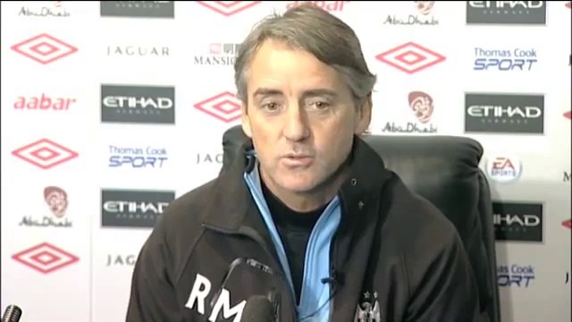 Manchester City vs Stoke - Mancini on Tevez and AC Milan | Premier League