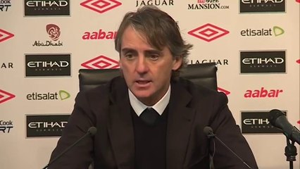 Mancini Please with Team's Performance | Manchester City 3-0 Fulham 04.02.2012