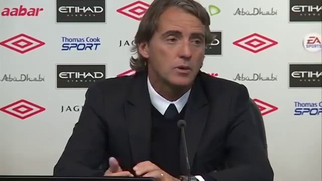 Man City 2 - 0 Birmingham - Mancini on hargreaves wondergoal | Carling Cup 2011-12