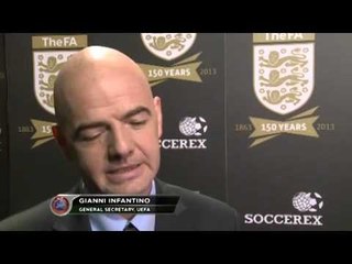 Uefa, Infantino: 'Razzismo, dieci turni di squalifica'