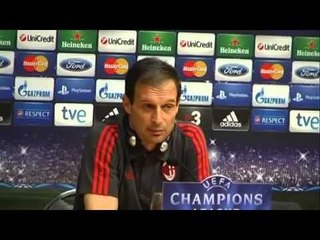 Allegri: 'Col Barça non difenderemo il 2-0. Occhio a Bojan e Robinho'