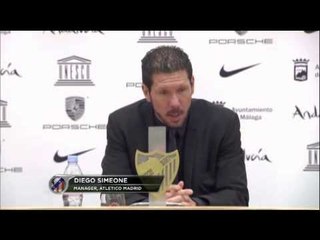 Simeone: 'Un punto a Malaga va bene'