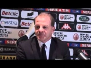 Siena, Iachini: 'Juventus, non ci difendiamo...'