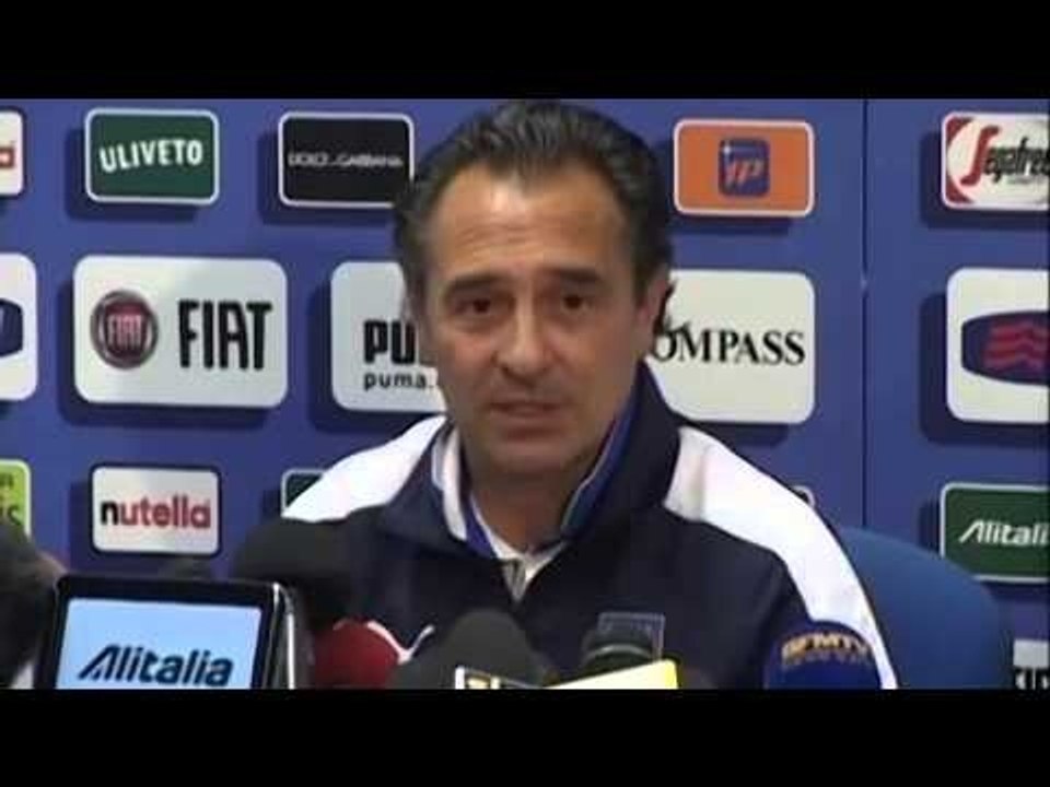 VIDEO Prandelli e il suo tridente offensivo