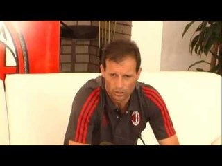 VIDEO Allegri:| 'Berlusconi non lo sento da una settimana'