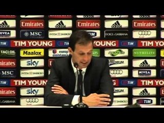 VIDEO Allegri: |'Niente da rimproverare ai ragazzi'
