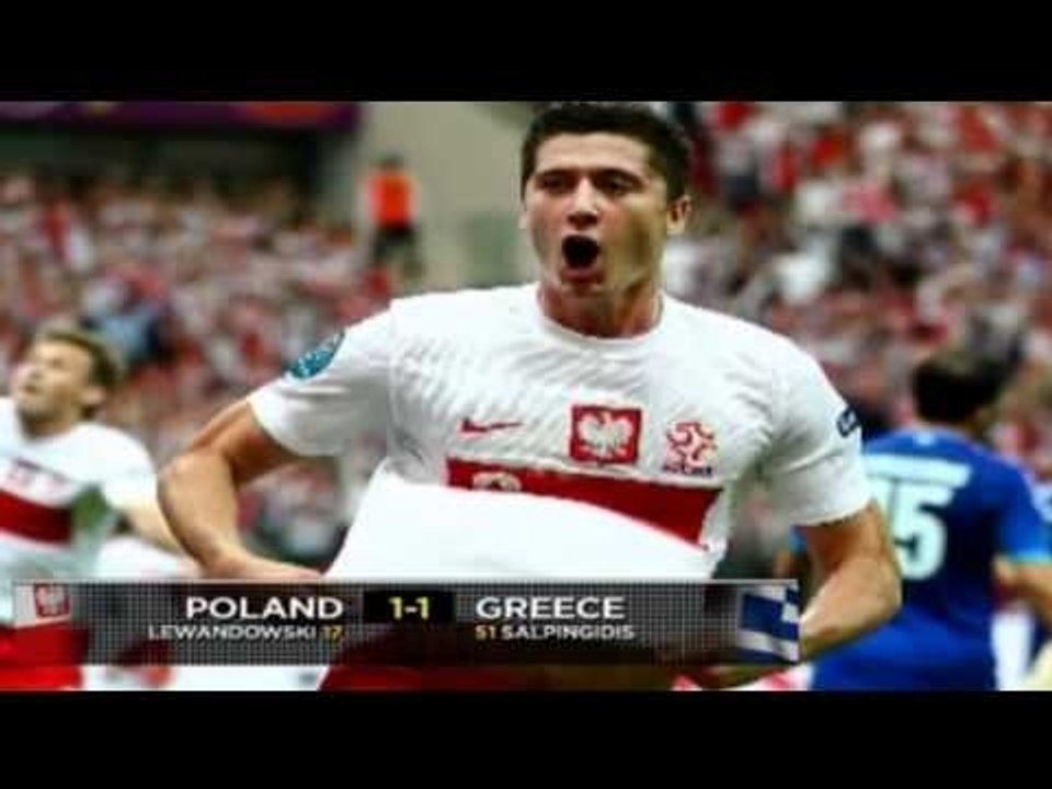 Euro 2012, Polonia-Grecia 1-1:|GOL E HIGHLIGHTS