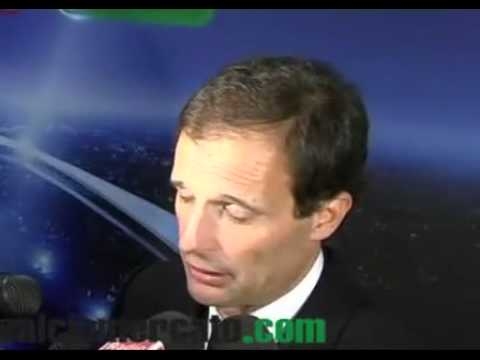 Video Milan, Allegri: 'Obiettivo primo posto davanti al Barcellona'