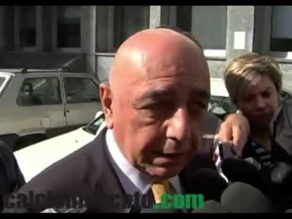 VIDEO Galliani: 'Ibra e Cassano? Non faccio lo psicologo...'