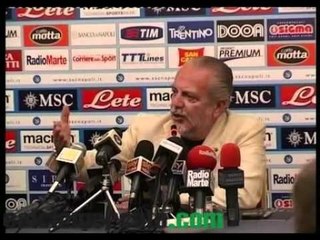 De Laurentiis: 'Via Ruiz, niente Bocchetti'. VIDEO