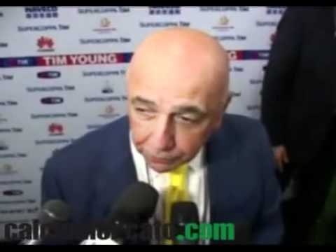 Galliani: 'Il Milan ha più tifosi in Cina dell'Inter' VIDEO