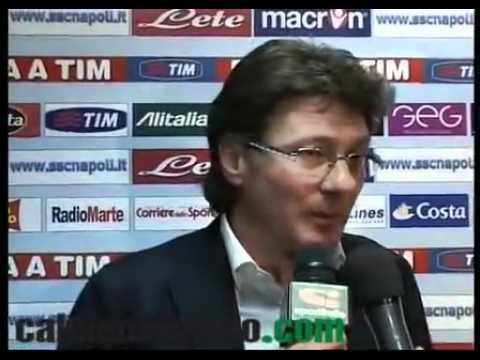 Video Napoli, Mazzarri: 'Scudetto? Mai nominato'. VIDEO