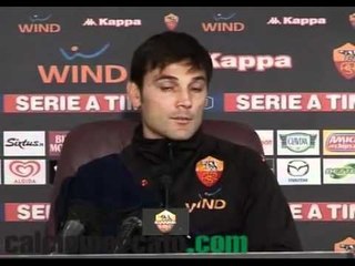 Roma, Montella: 'Pressione alla Lazio' VIDEO
