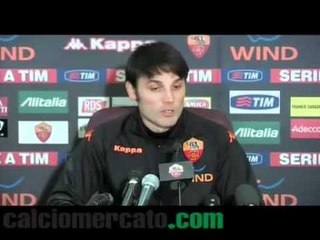 Montella e il derby: 'Nessuna paura della Lazio'. VIDEO