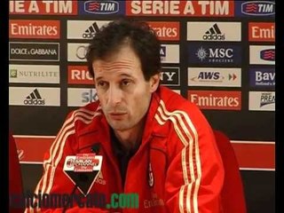 Allegri 'Dubbio Robinho-Seedorf. Ronaldinho non è mai un problema'