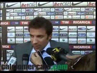 Del Piero dopo il 3-3 con la Samp