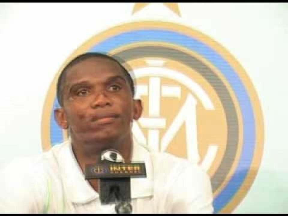 Inter: Eto'o si presenta: Non accetto paragoni-Inter Milan, introducing Eto'o: "i'm one of a kind"