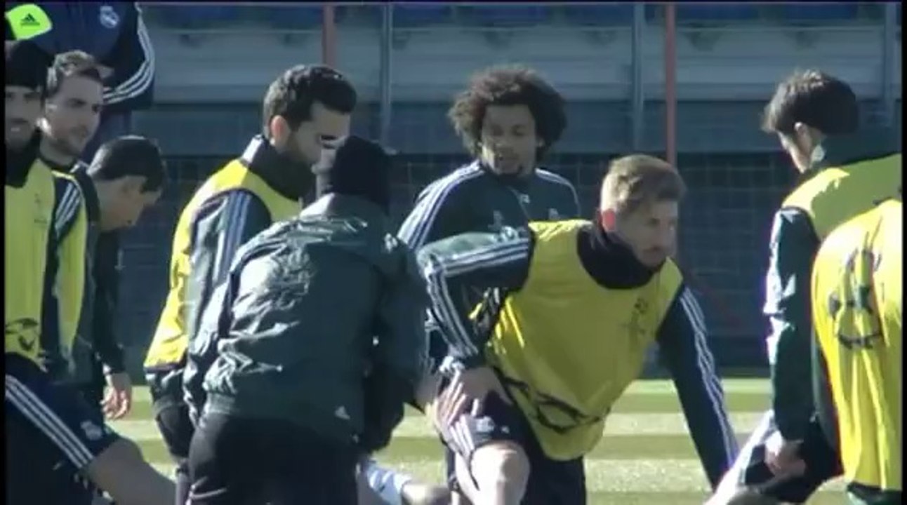 Real Madrid 1-1 Manchester United - Ronaldo, di Maria, Marcelo & more training | Champions League
