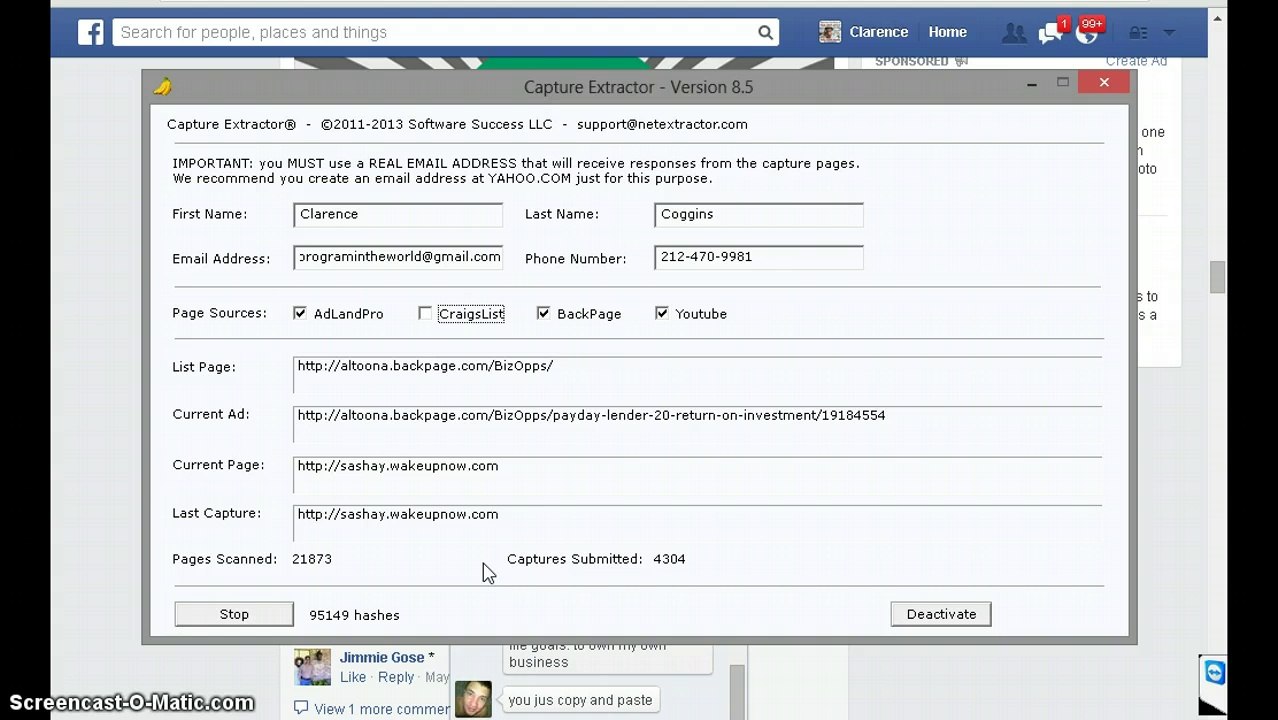 Why Most Business Online Fail Capture page extractor demo