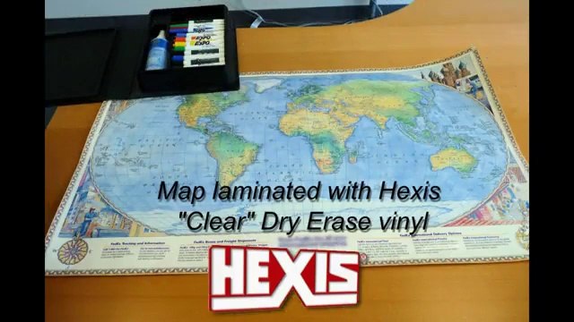 Hexis Board Marker ile Yazılıp Silinebilen Folyo