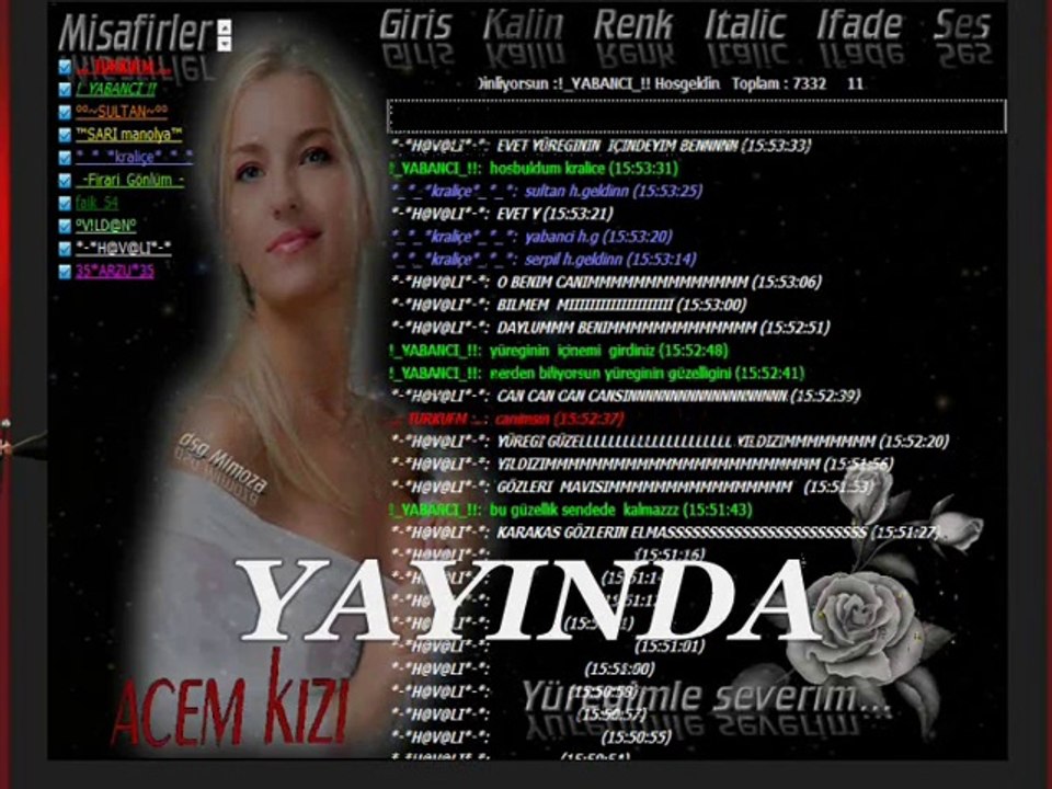•♥•ACEM kızı YAYINDA•♥• TURKUFM