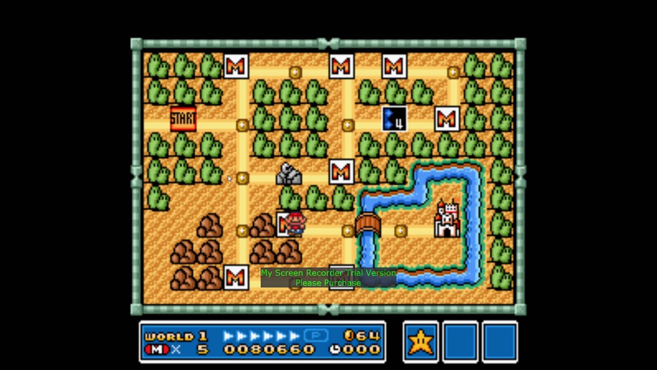 Super Mario Bros. 3 All stars version gameplay (Game over on world 2 doom ship)
