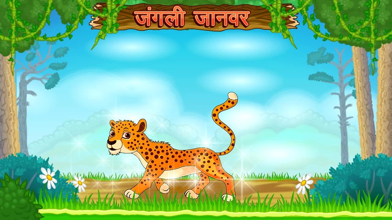 Types Of Wild Animals Animated Video For Kids Hindi Video Dailymotion