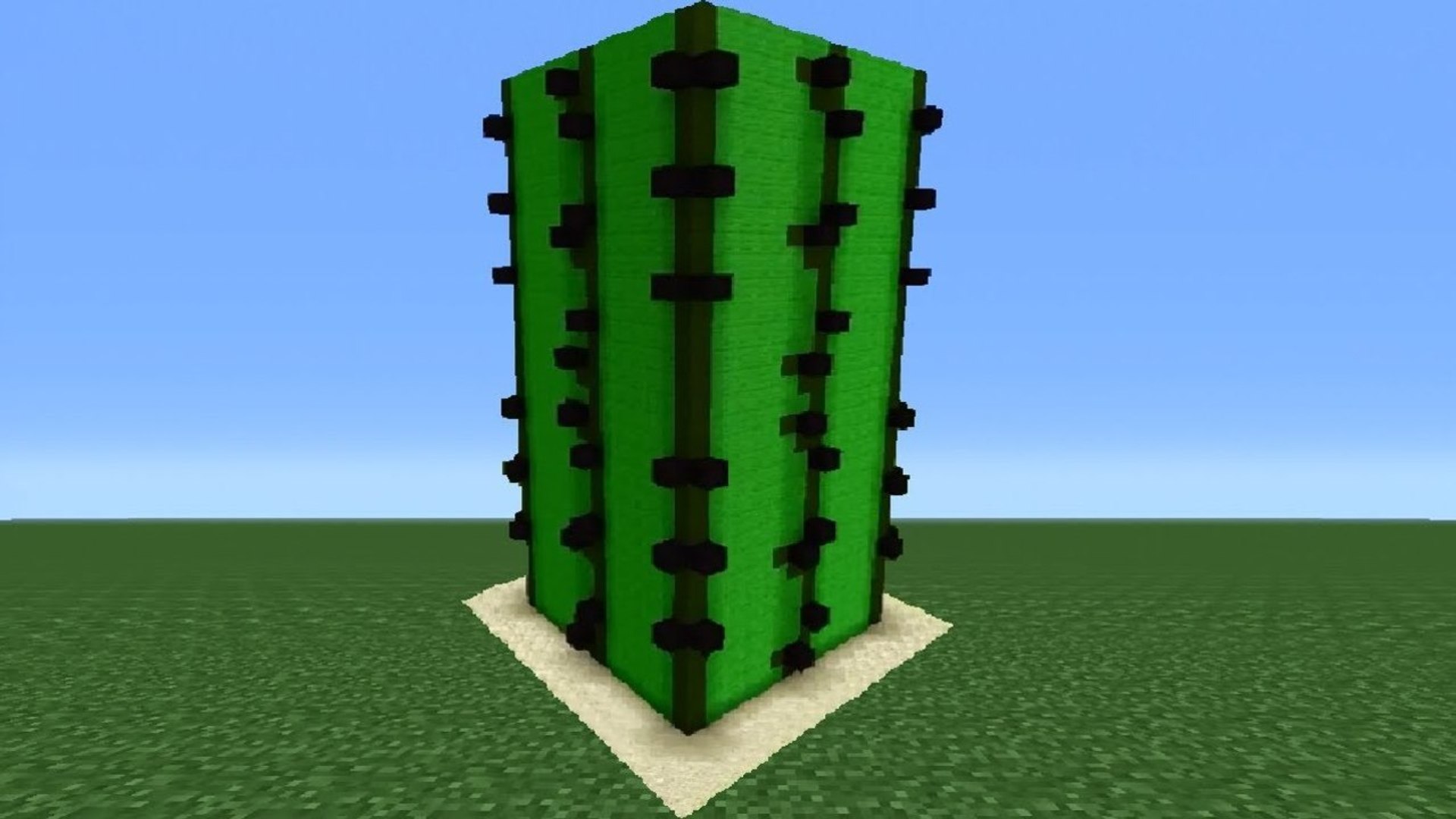 animated cactus in minecraft