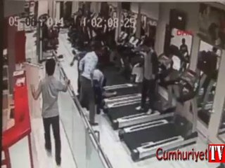 Spor salonunda korkunç ölüm anı