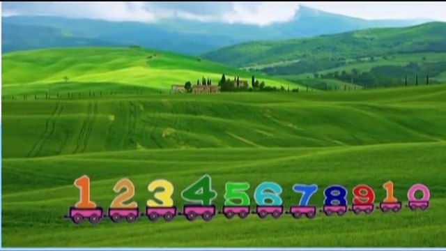 Песен за числата-Детски песнички