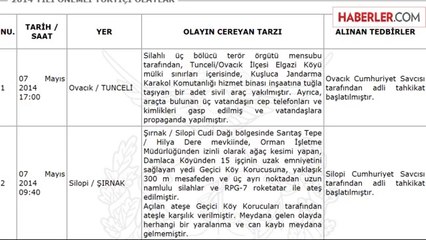 Tunceli'de Yol Kesen PKK'lılar Araç Yaktı