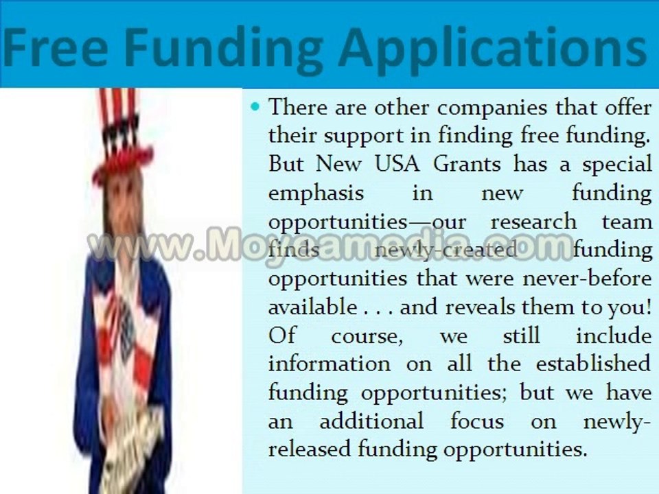 Grab Benefits of Free Government Grants For Desired Purpose