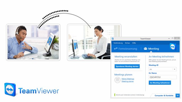 Online Meetings und Webinare mit TeamViewer - QSO4YOU Tech