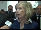 Aversa (CE) - Il ministro dell'Istruzione, Stefania Giannini, al Liceo Fermi (07.05.14)