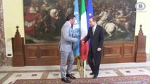 Roma - Palazzo Chigi, Renzi incontra Ban Ki moon (07.05.14)