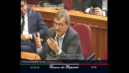 Roma - Audizione Ministro Lanzetta (07.05.14)