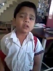 معصوم سا بچہ اسکول لیٹ آنے وجہ بتاتے ہوئے-Tezabi Video