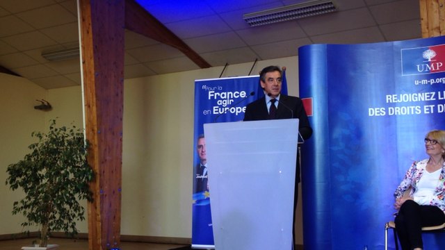 F. Fillon soutient la campagne UMP Grand Ouest aux Européennes