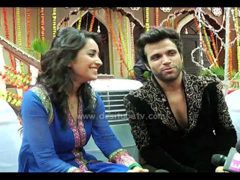 Rithvik Dhanjani & Asha on TV Serial 'Ek Mutthi Aasman'Party