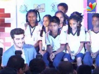 Arjun Kapoor Campaigns for P&G Shiksha 2014