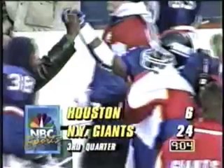 Lewis Tillman TD vs Oilers