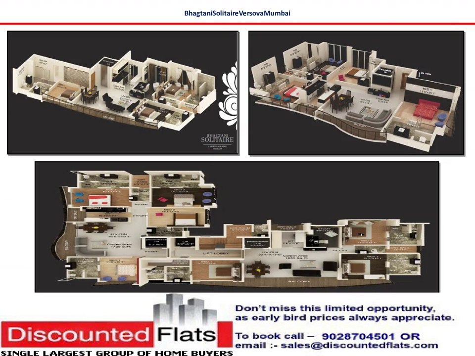 Bhagtani Solitaire pre launch project by Jaycee Homes limited at Versova in Mumbai