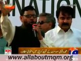 Abdul Haseeb speech at MQM stage a protest demonstration against Amnesty International Report at Karachi Press Club