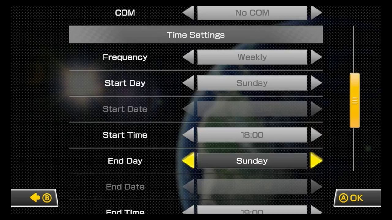 Mario Kart 8 - Menu tournois