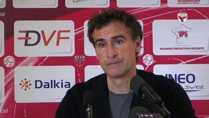 Conférence de presse d'Olivier Dall'Oglio avant FC Istres-DFCO