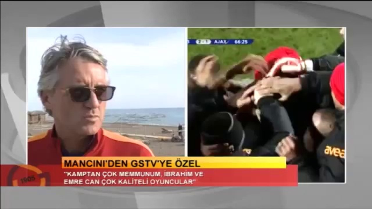 Mancini GSTV'ye açıklamalarda bulundu